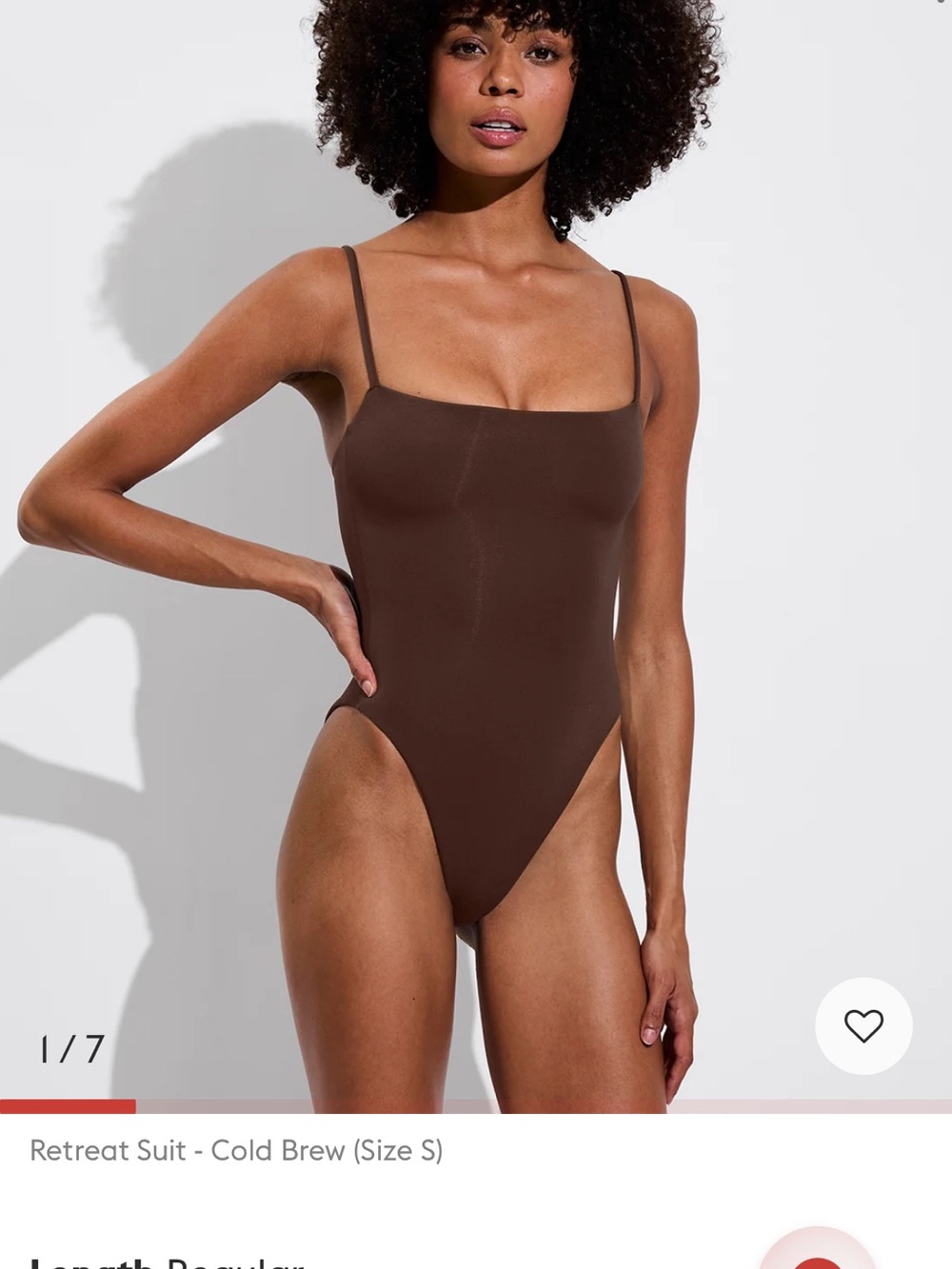 Retreat One-Piece Swimsuit in Cold Brew